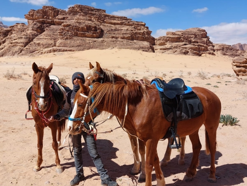 equestrian trip in jordan