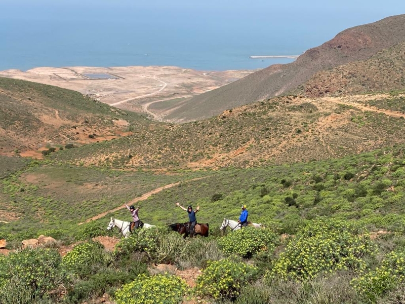 horseback trail riding in Morocco