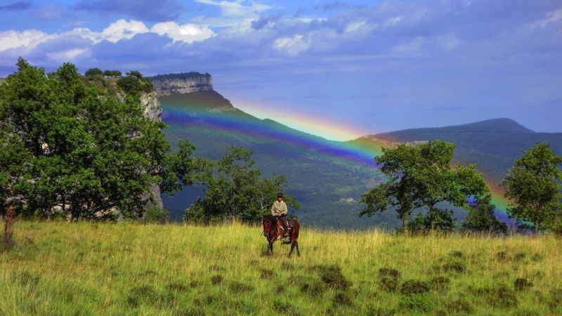 horse riding in spain