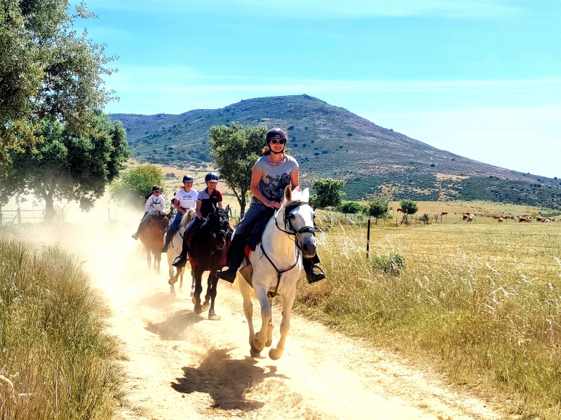 Horseback Trail Ride in SPAIN : THE SIERRA DE GREDOS & CASTLES