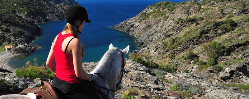 horse trail ride spain