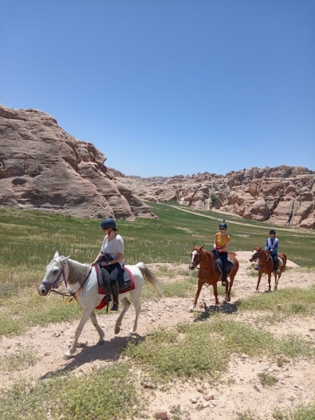 horseback riding trail ride in jordan