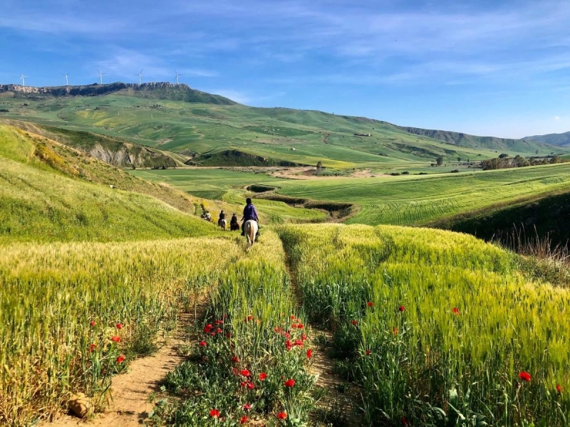 horseback trail ride italy