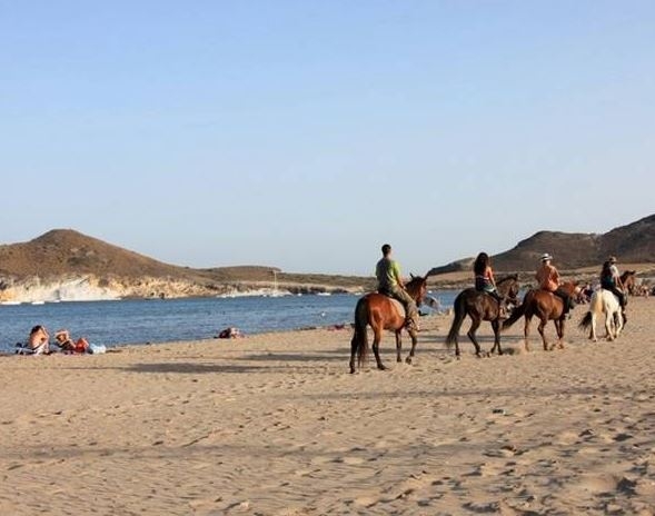 horse riding trip in Spain