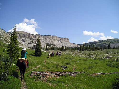 equestrian holidays in Wyoming