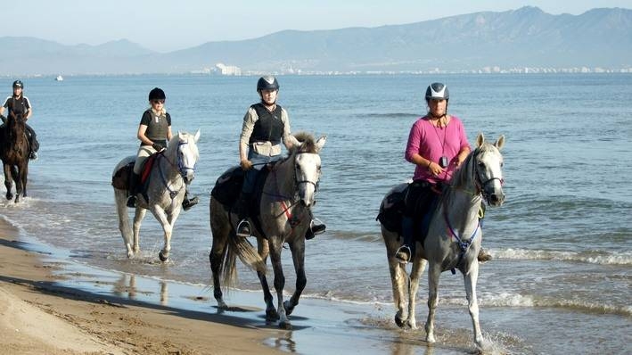 horseback trail ride in spain