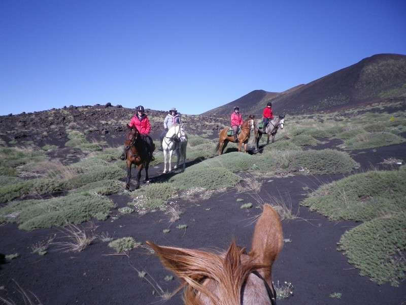 horseback trail ride in sicily