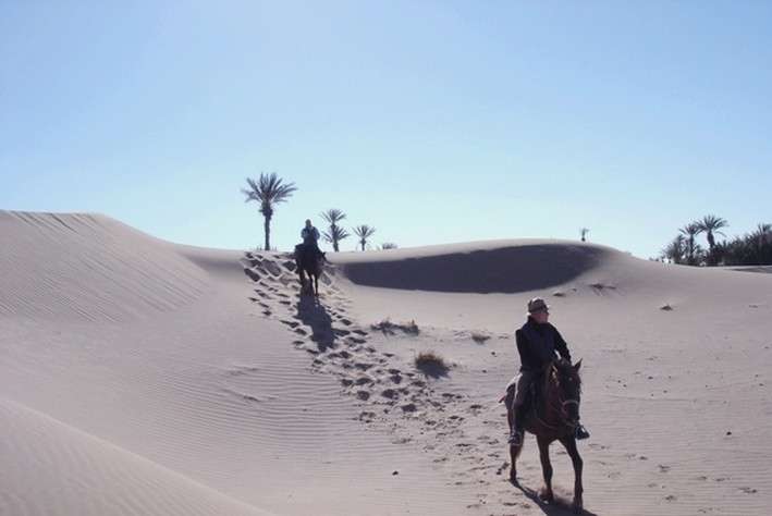 horseback trail ride in morocco