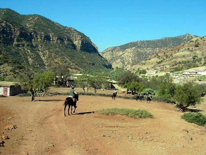 horse riding in morocco