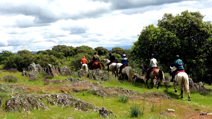 horseback trail ride spain