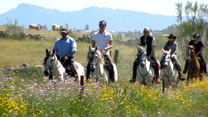 horseback trail ride in spain