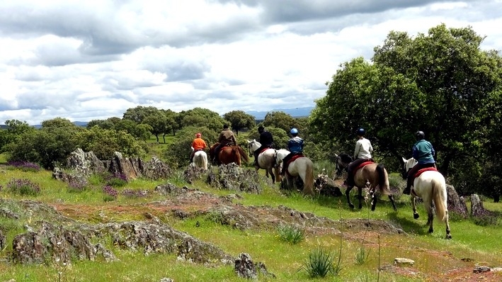 horseback trip in spain