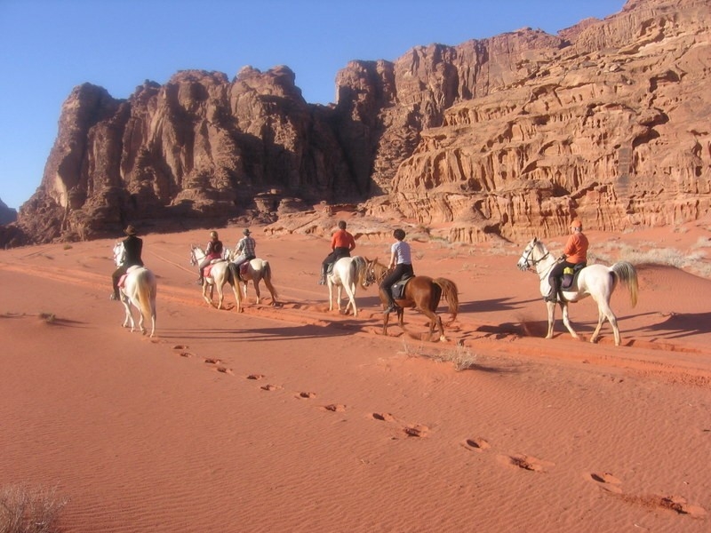 horseback riding trip in jordan