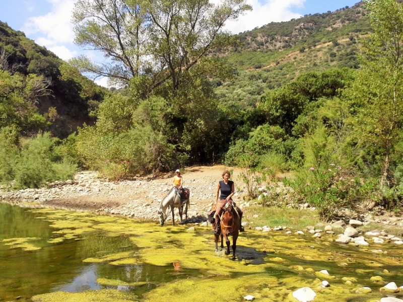 horseback trip in sicily