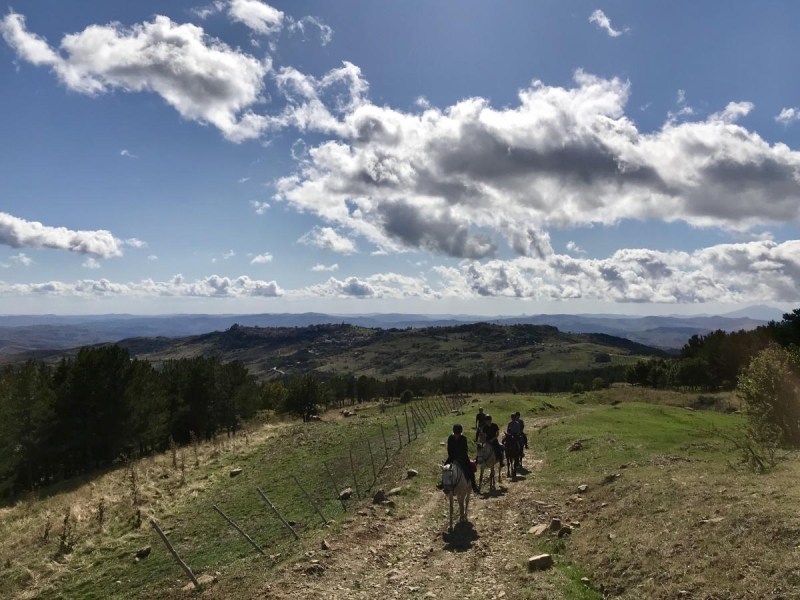 Inn to Inn trail ride in sicily