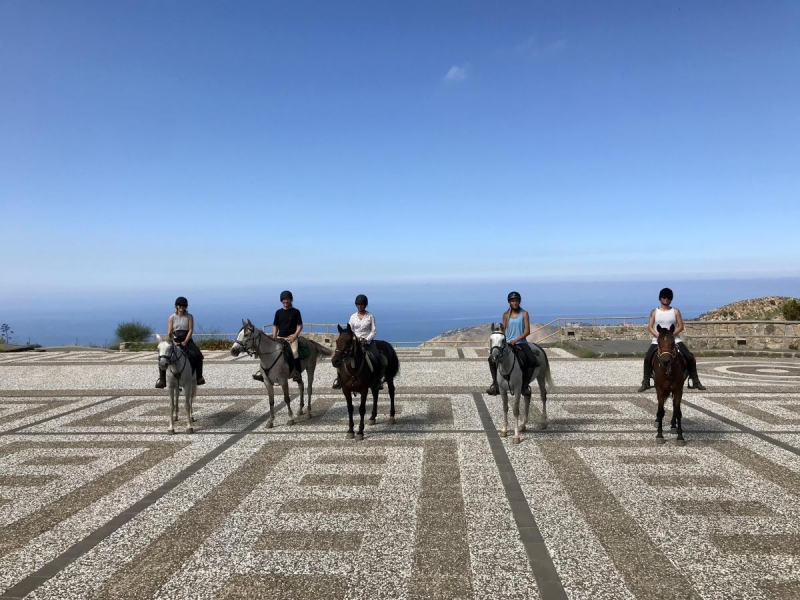 horse trail ride in sicily