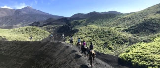 randonnne a cheval en sicile