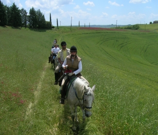 rando cheval toscane