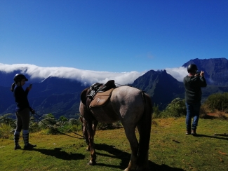 semaine rando à cheval à la Réunion