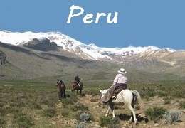 Horseback trail ride in Peru
