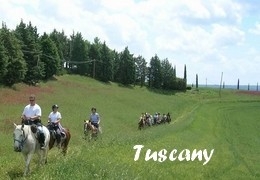 Horse riding holiday in Tuscany