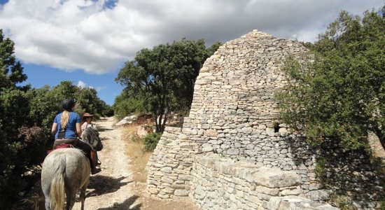 Horseback riding in the Luberon in Provence